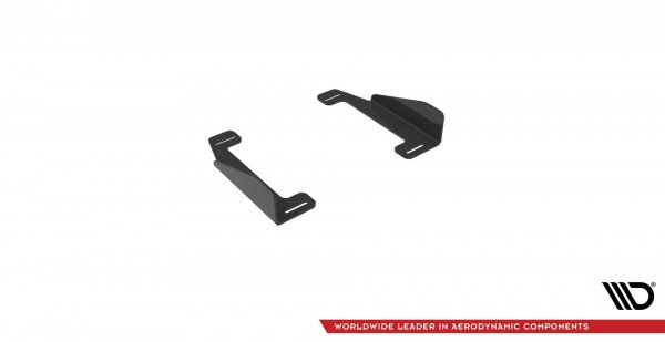 Side Flaps Volkswagen Golf 7 R / R-Line Facelift schwarz Hochglanz
