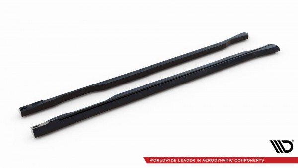 Seitenschweller Ansatz für Ford Explorer XLT Mk6 schwarz Hochglanz