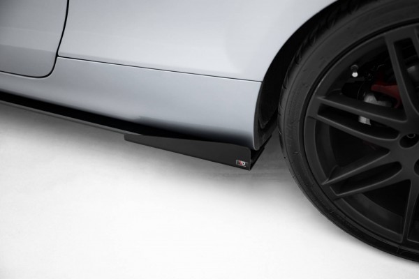 Side Flaps für Audi TT S / TT S-Line 8J Facelift schwarz Hochglanz