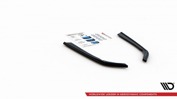 Heck Ansatz Flaps Diffusor V.2 für BMW 3er G20 / G21 M-Paket schwarz Hochglanz