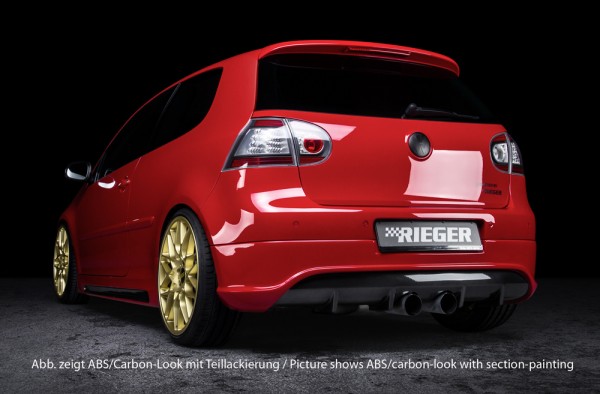 Rieger Heckschürzenansatz VW Golf 5 GTI Diffusor