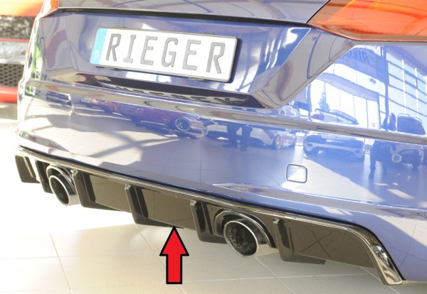 Rieger Heckeinsatz Audi TT (8J-FV/8S)