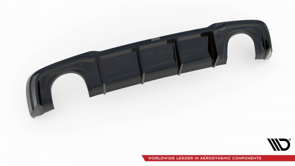 Diffusor Heck Ansatz V.2 für Audi RS3 8V Sportback Facelift schwarz Hochglanz