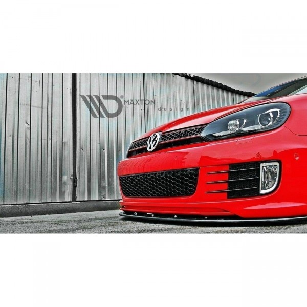 Front Ansatz für VER.2 VW GOLF 6 (FÜR GOLF GTI 35TH) schwarz Hochglanz
