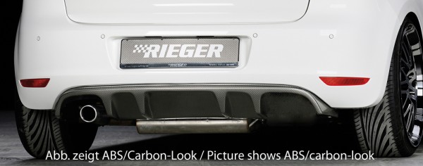 Rieger Heckeinsatz VW Golf 6 Diffusor