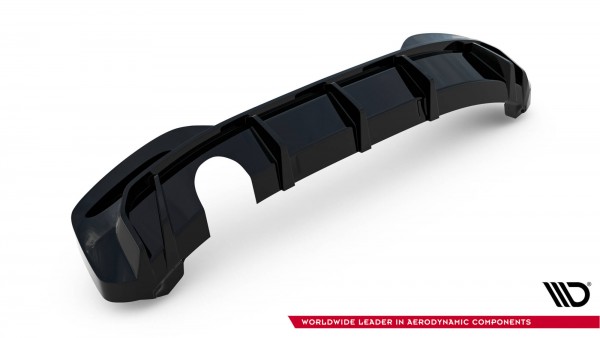 Diffusor Heck Ansatz V.3 für BMW 1er M-Paket F20 Facelift (Version mit einseitigem Einzelauspuff)