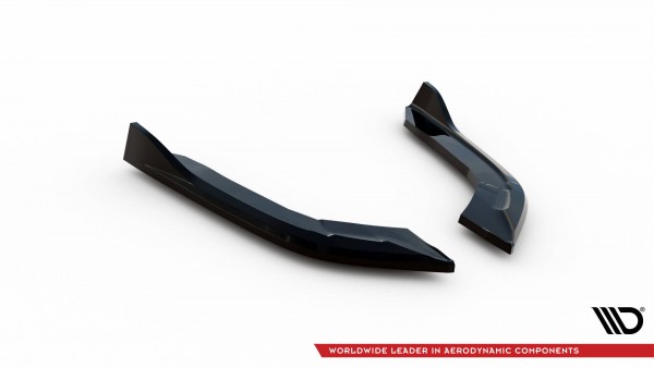 Heck Ansatz Flaps Diffusor V.1 für BMW 4er Gran Coupe M-Paket F36 schwarz Hochglanz