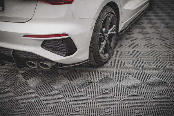 Street Pro Heck Ansatz Flaps Diffusor für Audi S3 Sportback 8Y
