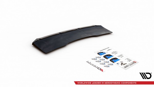 Mittlerer Diffusor Heck Ansatz für Audi S5 Sportback F5 Facelift Carbon Look