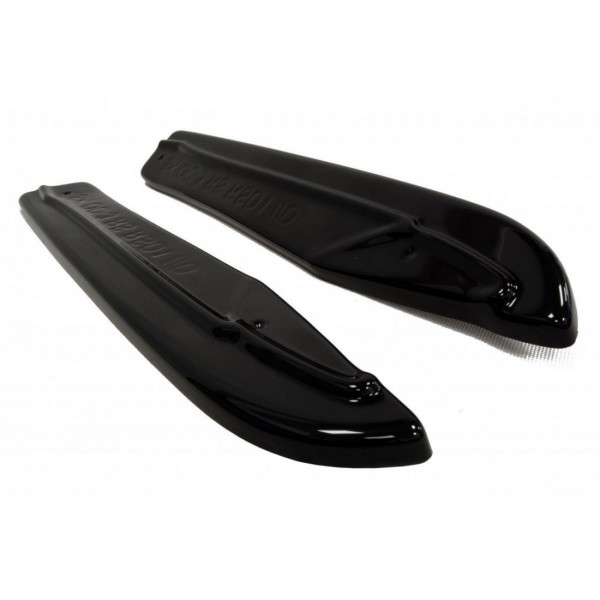 Heck Ansatz Flaps Diffusor für Skoda Octavia RS Mk3 / Mk3 FL Hatchback / Kombi schwarz Hochglanz