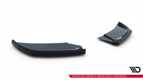 Heck Ansatz Flaps Diffusor V.2 für Audi A1 S-Line GB schwarz Hochglanz