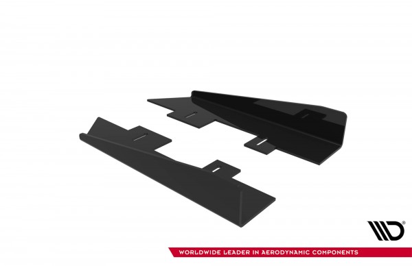 Side Flaps für Audi TT S / TT S-Line 8J Facelift schwarz Hochglanz