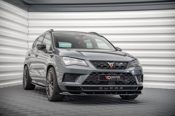Front Ansatz V.2 für Cupra Ateca schwarz Hochglanz
