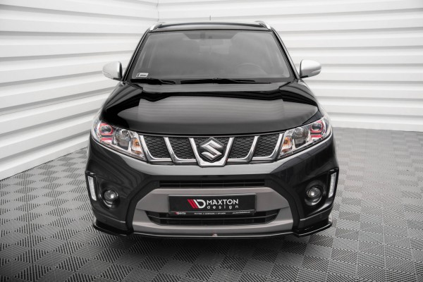 Front Ansatz V.1 für Suzuki Vitara S Mk2 schwarz Hochglanz