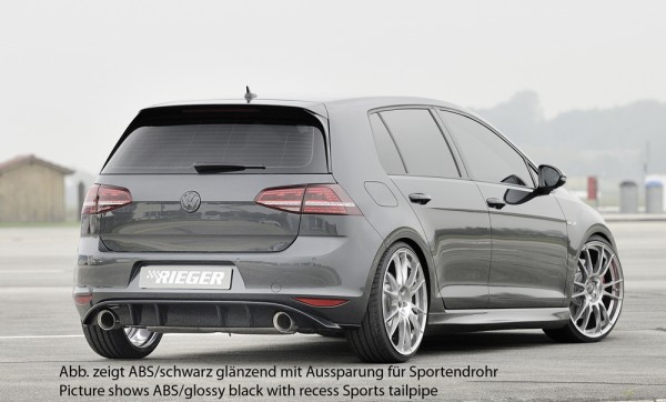 Rieger Heckeinsatz Diffusor VW Golf 7 GTI inkl. Performance