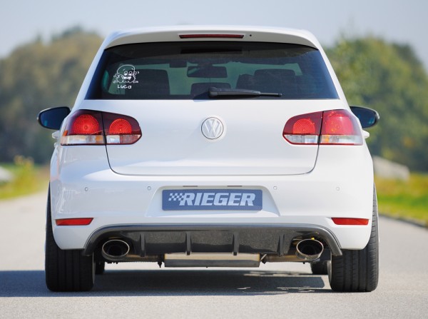 Rieger Heckeinsatz VW Golf 6 GTI Diffusor