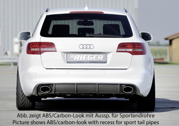 Rieger Heckeinsatz Audi A6 (4F)
