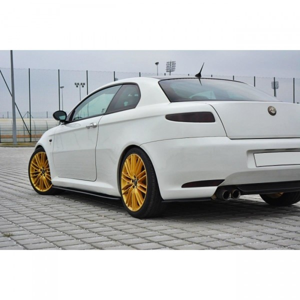 Heck Ansatz Flaps Diffusor passend für Alfa Romeo GT Carbon Look