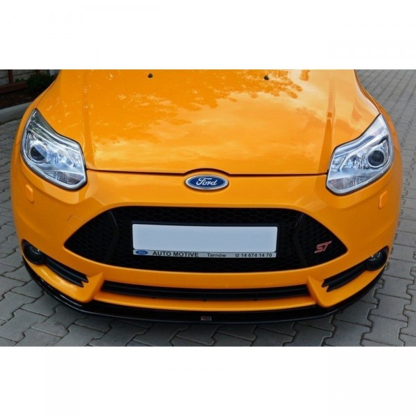 Front Ansatz V.2 für Ford Focus ST Mk3 schwarz Hochglanz