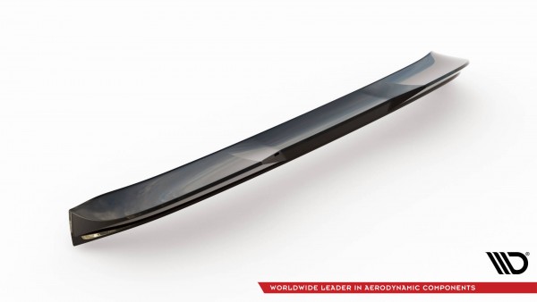 Spoiler CAP für 3D Porsche Cayenne SUV Mk3 Facelift schwarz Hochglanz