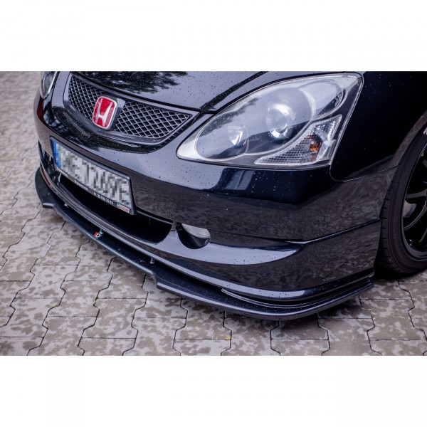Front Ansatz V.1 für HONDA CIVIC EP3 (MK7) TYPE-R/S FACELIFT schwarz Hochglanz