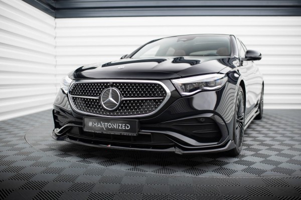 Front Ansatz V.2 für Mercedes-Benz E AMG-Line W214 schwarz Hochglanz