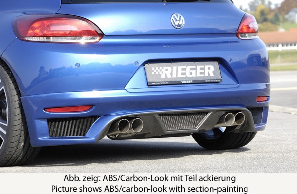 Rieger Heckschürzenansatz VW Scirocco 3 (13) 2-tür.