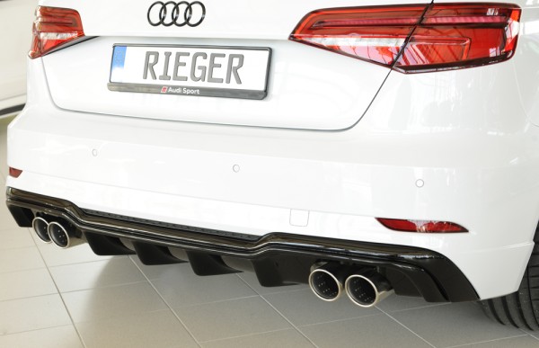 Rieger Heckeinsatz Audi A3 (8V) 5-tür. (Sportback 8VA)