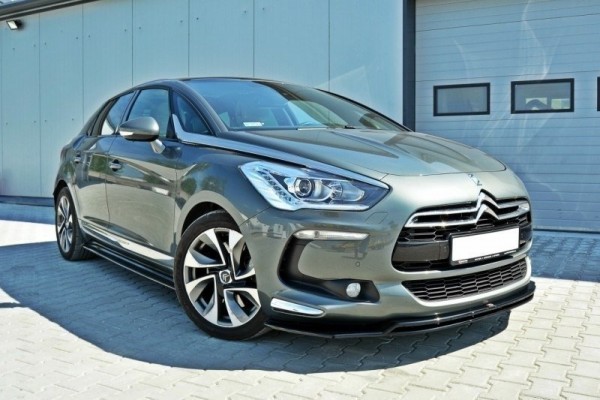 Front Ansatz für v.3 CITROEN DS5 schwarz Hochglanz
