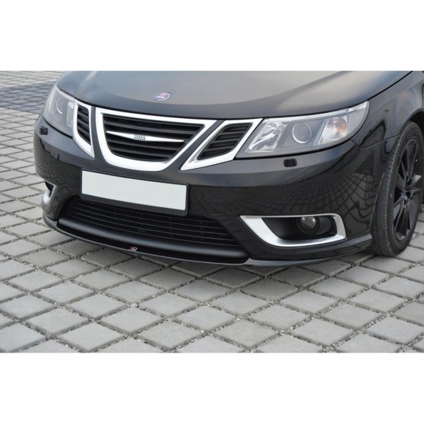Front Ansatz für Saab 9-3 Aero Mk2 Facelift schwarz Hochglanz