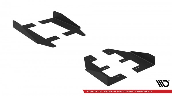 Side Flaps für Ford Mustang GT Mk6 schwarz Hochglanz