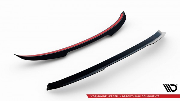 Spoiler CAP V.2 für Seat Leon Cupra Sportstourer Mk3 Facelift schwarz Hochglanz