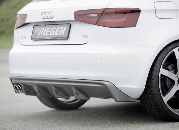 Rieger Heckeinsatz Audi A3 (8V) 5-tür. (Sportback 8VA)