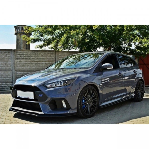 Front Ansatz V.4 für Ford Focus RS Mk3 schwarz Hochglanz