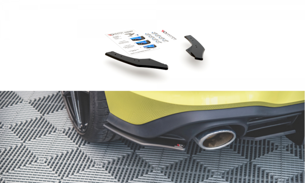 Robuste Racing Heck Ansatz Flaps Diffusor für Volkswagen Golf 8 GTI Clubsport