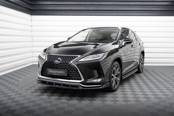 Front Ansatz für Lexus RX Mk4 Facelift schwarz Hochglanz