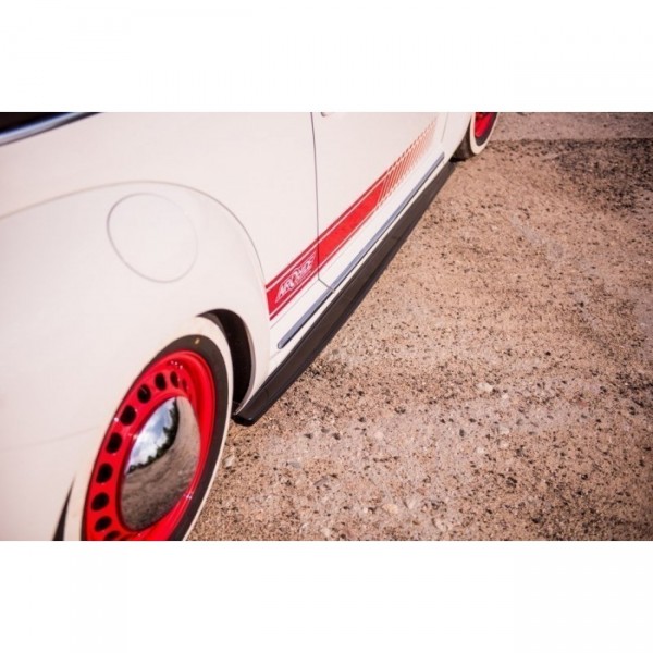 Seitenschweller Ansatz für VW BEETLE schwarz Hochglanz