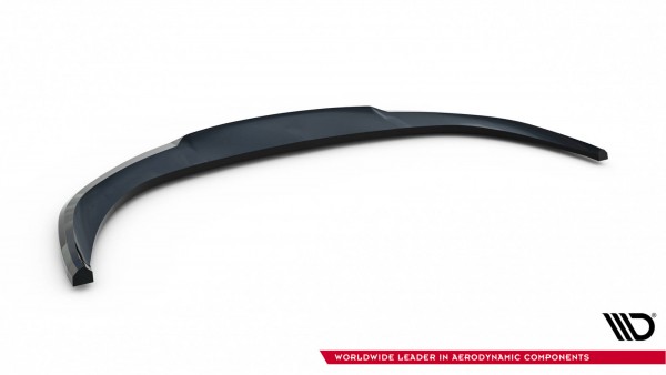 Front Ansatz für Porsche Taycan Turbo S Mk1 schwarz Hochglanz