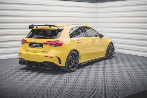 Heck Ansatz Flaps Diffusor V.2 +Flaps für Mercedes-AMG A 45 S Aero Pack W177