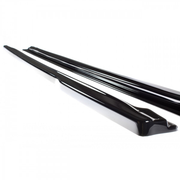 Seitenschweller Ansatz FIAT 500 ABARTH MK1 schwarz Hochglanz