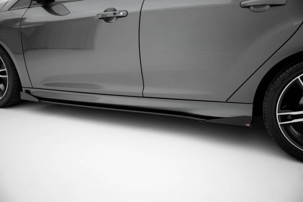 Side Flaps für Ford Focus ST Mk3 Facelift schwarz Hochglanz