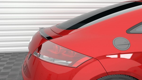 Spoiler CAP für Audi TT 8J schwarz Hochglanz