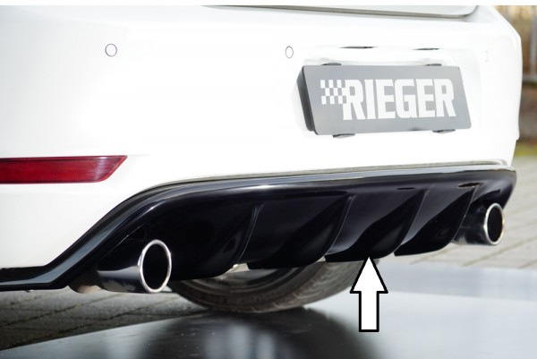 Rieger Heckeinsatz VW Golf 6 Diffusor