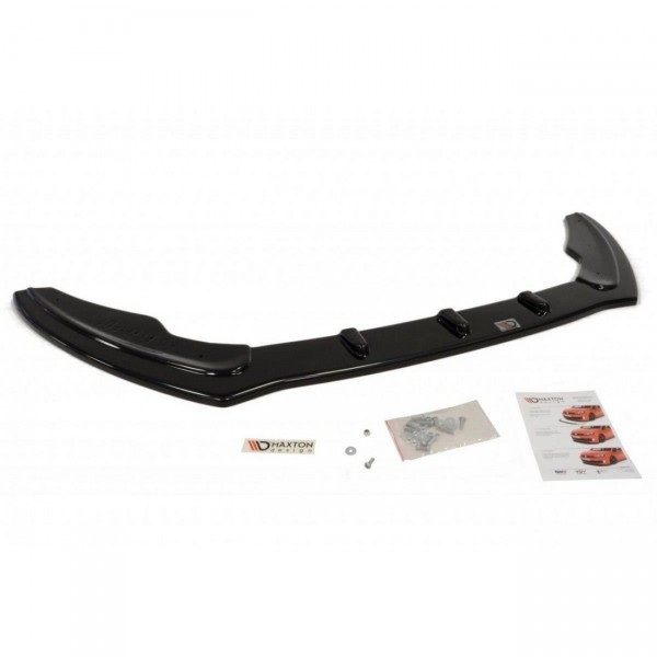 Front Ansatz für Ford Fiesta Mk7 FL schwarz Hochglanz