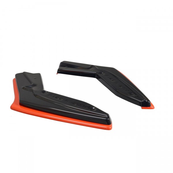 Heck Ansatz Flaps Diffusor passend für V.2 TOYOTA GT86 FACELIFT schwarz Hochglanz