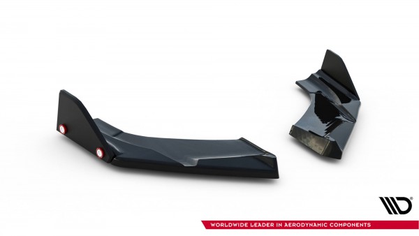 Heck Ansatz Flaps Diffusor V.4 +Flaps für Hyundai I30 N Hatchback Mk3 Facelift
