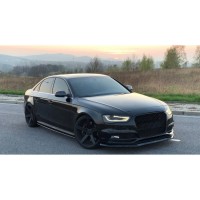 Seitenschweller Ansatz Audi S4 B8 Facelift schwarz Hochglanz Seitenschweller Ansatz Audi S4 B8 Facelift schwarz Hochglanz