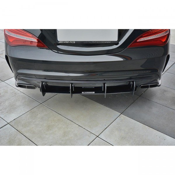 Diffusor Heck Ansatz für Heckschürze V.1 für Mercedes CLA A45 AMG C117 Facelift