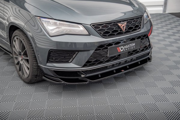 Front Ansatz V.2 für Cupra Ateca schwarz Hochglanz