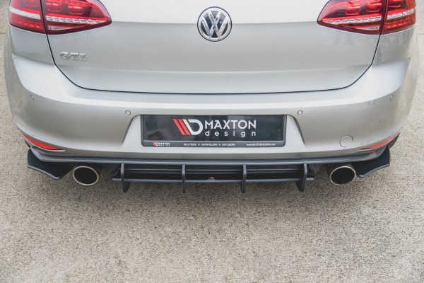 Heck Ansatz Flaps Diffusor V.2 für VW Golf 7 GTI